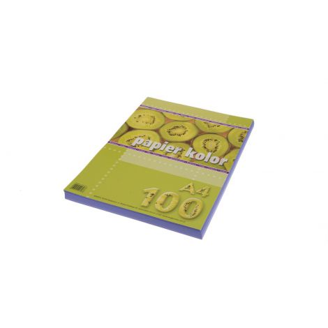 Papier ksero A4/100/80g Kreska fioletowy - 2